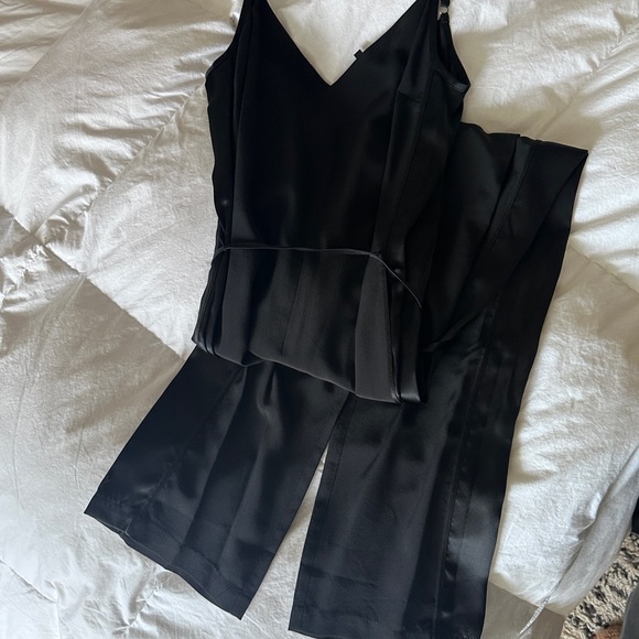 Rag & bone Black Rosa Silky Jumsuit - Picture 3 of 5